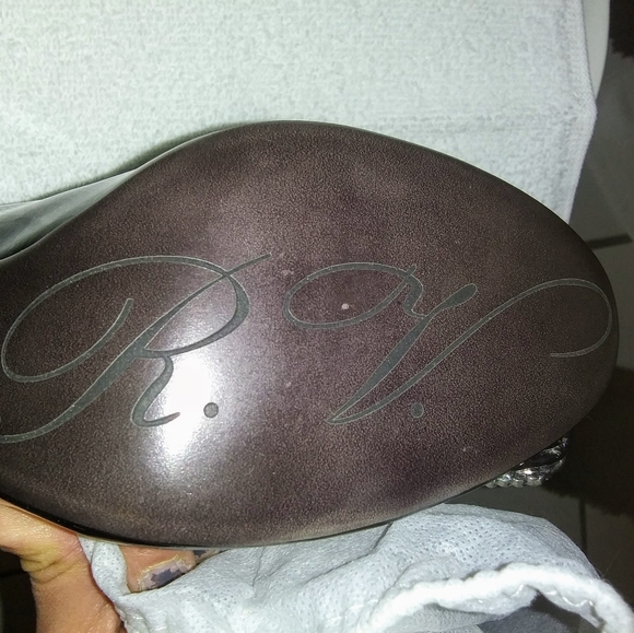 Black Satin Crystal Buckle Belle Pump 37 - Picture 3 of 3